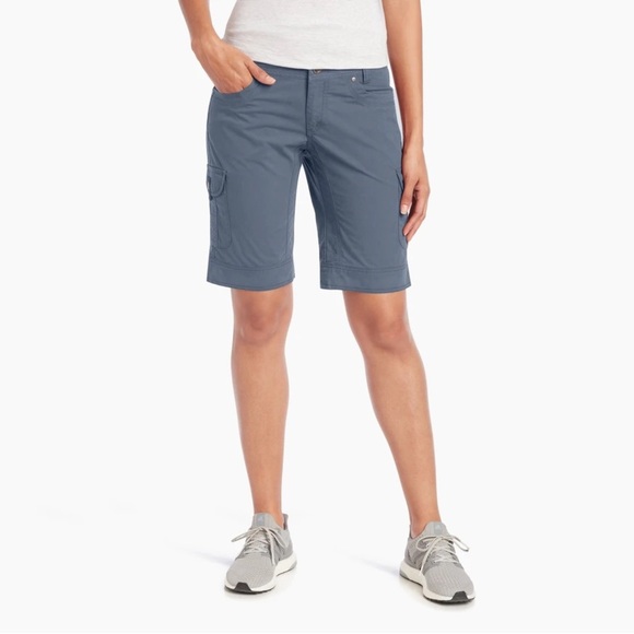 KUHL Splash 11" Shorts 22W Plus size Blue hiking outdoor UPF 50 quick dry pocket - Picture 1 of 12